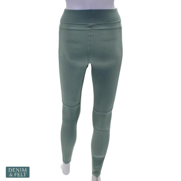 Alo Yoga Alosoft Head Start Bra & High Waist Legging Set XS Botanical Green - Picture 12 of 16